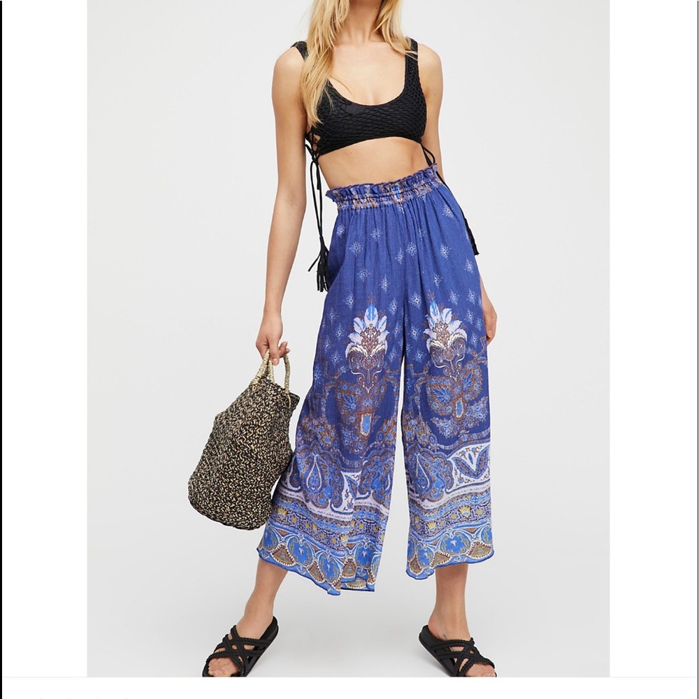 Free people wide leg pant with pockets